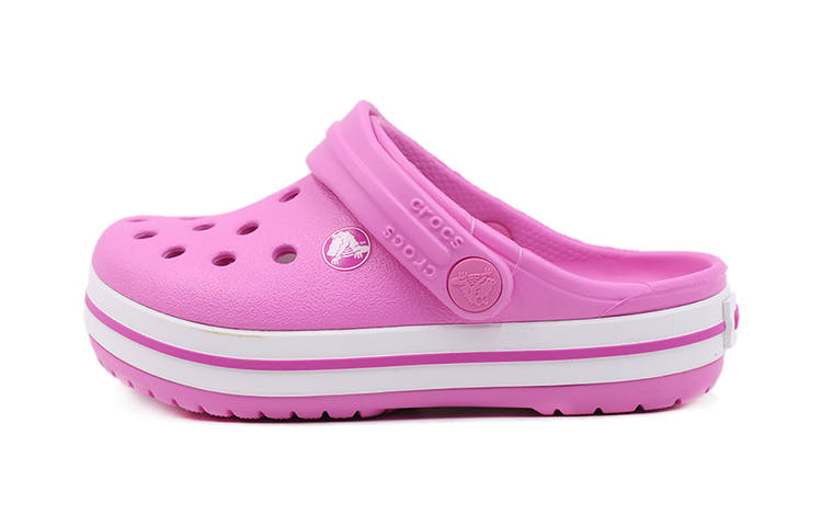 Crocs Small Clog Plaid Comfortable Children's Sandals Party Pink Kids'