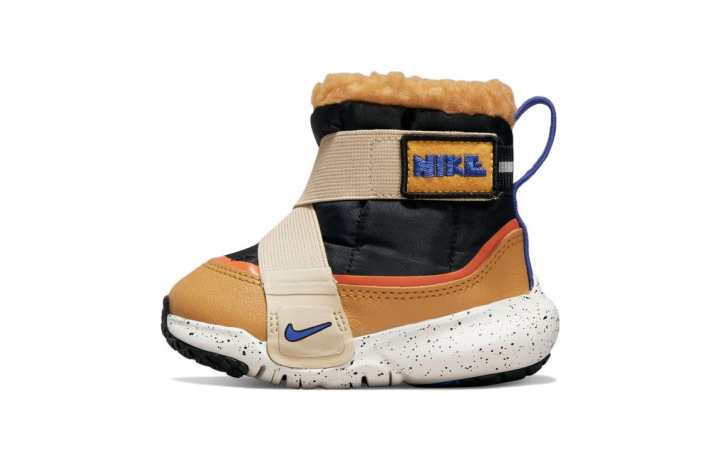 Nike Nike Flex Advance Boot Bt 1 Slip Resistant Abrasion Resistant Thermal Mid top Toddler Shoes Black Umber