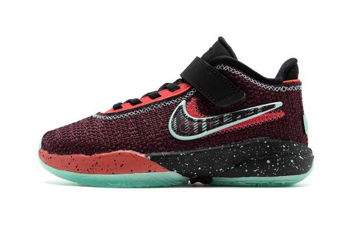 Nike Nike LeBron 20 Low top Children's Basketball Shoes Red Black Green Kids'