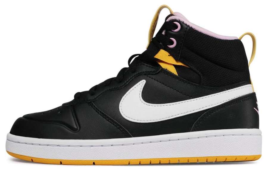 Nike Nike Court Borough Mid 2 Synthetic Leather Slip Resistant Cushioning Abrasion Resistant Mid top Skateboard Shoes