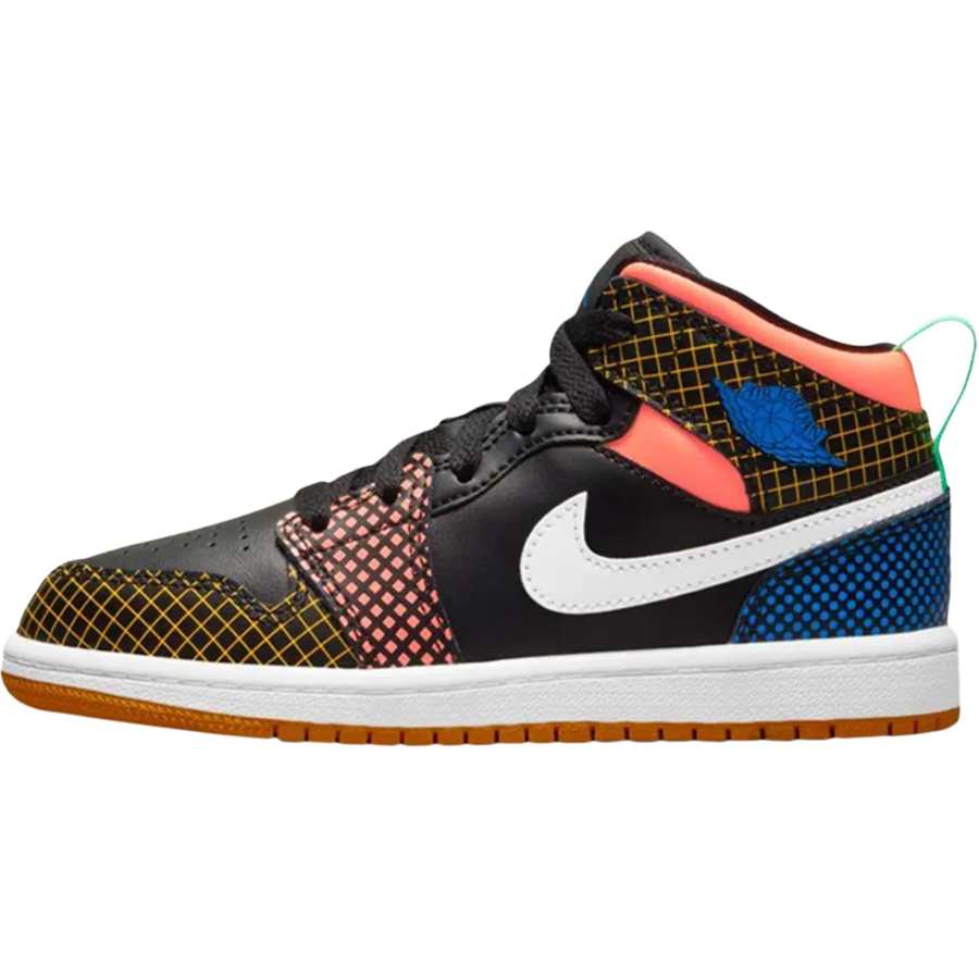 Jordan Jordan Air Jordan 1 High top Children's Basketball Shoes Black Children Aged 3 7 Years Old