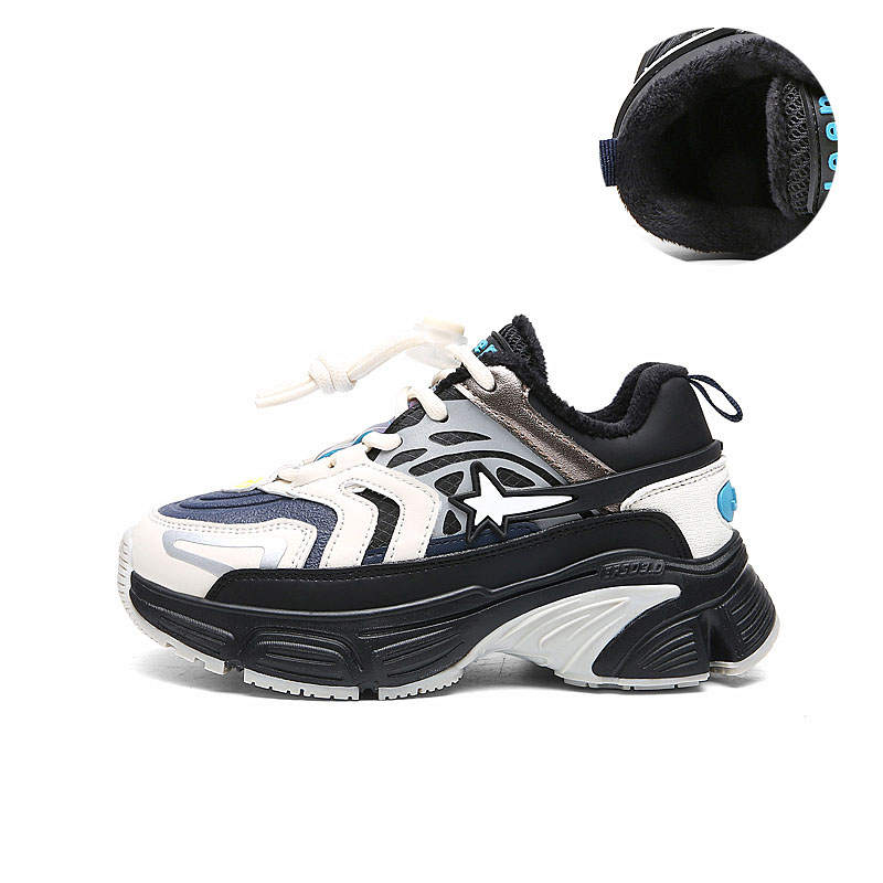 Jeep Starry Collection Abrasion Resistant Abrasion Resistant Kids Lifestyle Shoes Black/Blue Kids'