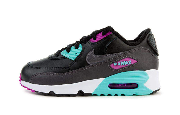Nike Nike Air Max 90 Ltr Kids Lifestyle Shoes Blue Black Children Aged 3 7 Years Old