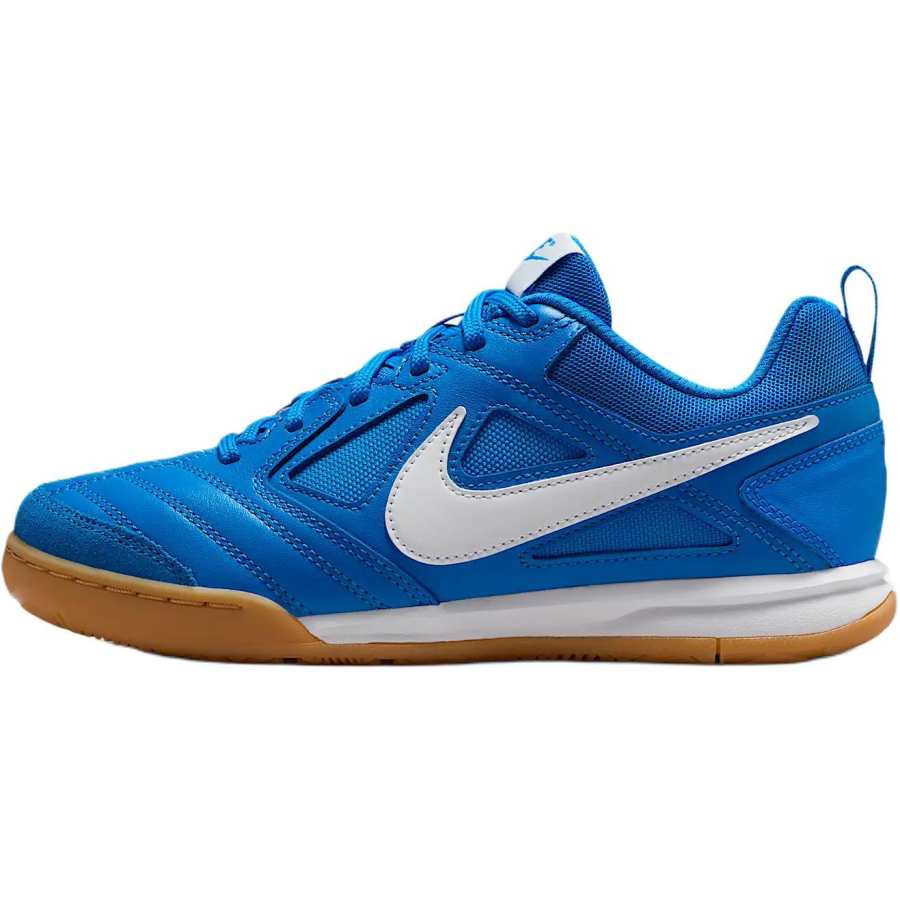 Nike Nike Gato Low top Kids' Soccer Shoes Photo Blue/Gel Yellow/White Kids'