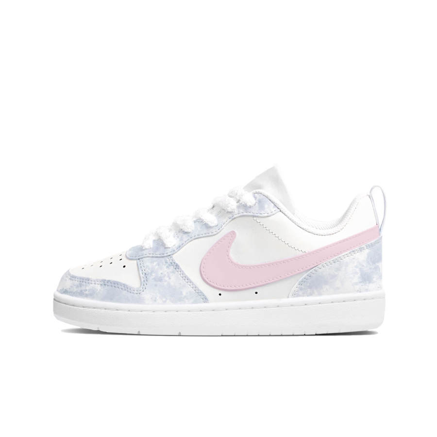 Nike Nike Court Borough Low 2 Synthetic Leather Slip Resistant Cushioning Abrasion Resistant