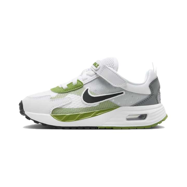 Nike Nike Air Max Solo Comfortable And Breathable Low top Kids' Running Shoes White Green Kids'