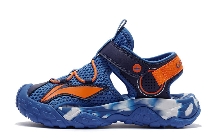 Li-Ning YOUNG Li Ning YOUNG Sports Life Collection Children's Sandals Blue Orange Kids'