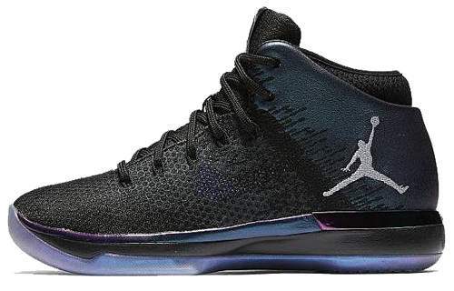 Jordan Jordan Air Jordan 31 Slip Resistant Abrasion Resistant Mid top Patchwork Performance Basketball Shoes Unisex