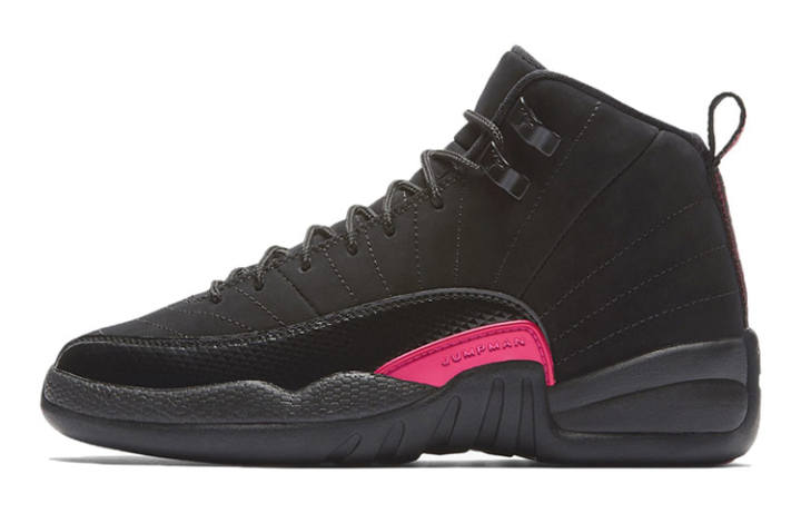 Jordan Jordan 12 Retro Black Rush Pink GS