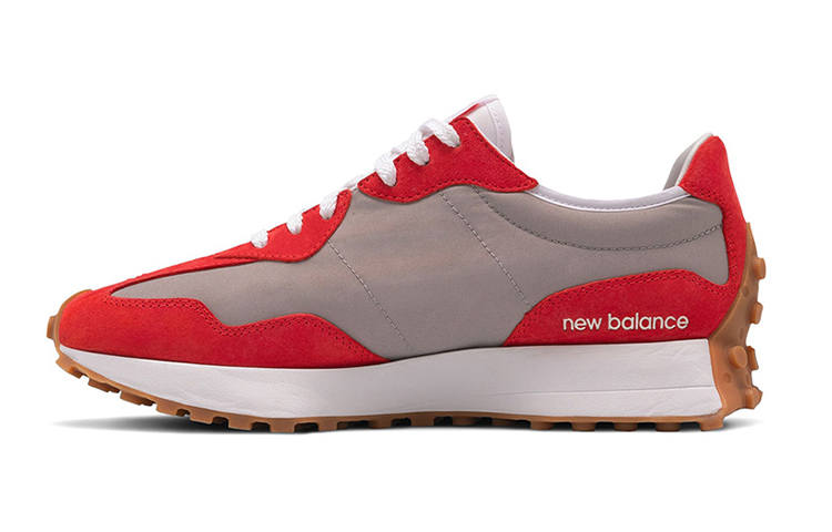 New Balance New Balance NB 327 Leather Low top Kids Lifestyle Shoes Blue Red Gray