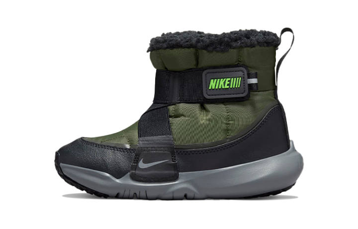 Nike Nike Flex Advance Boot Abrasion Resistant Waterproof Thermal Low Shaft Kids' Boots Army Green