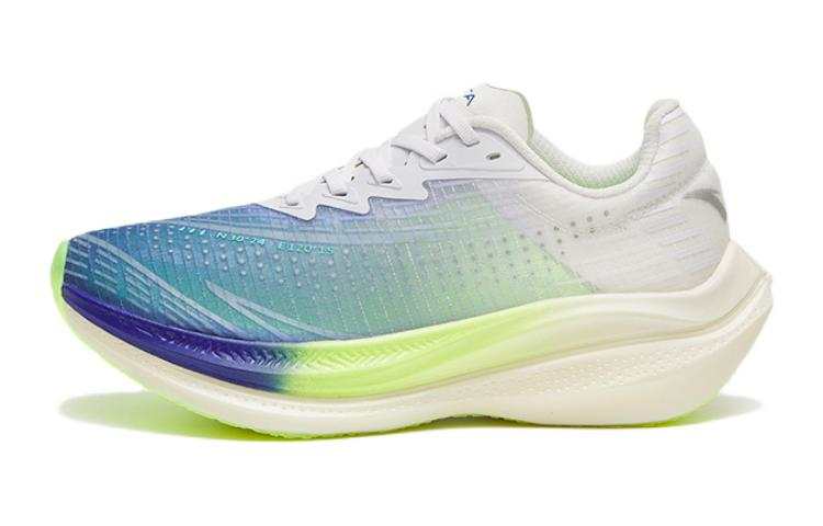 Antakids Hailwave PB Abrasion Resistant Low top Running Shoes White Blue Teenagers