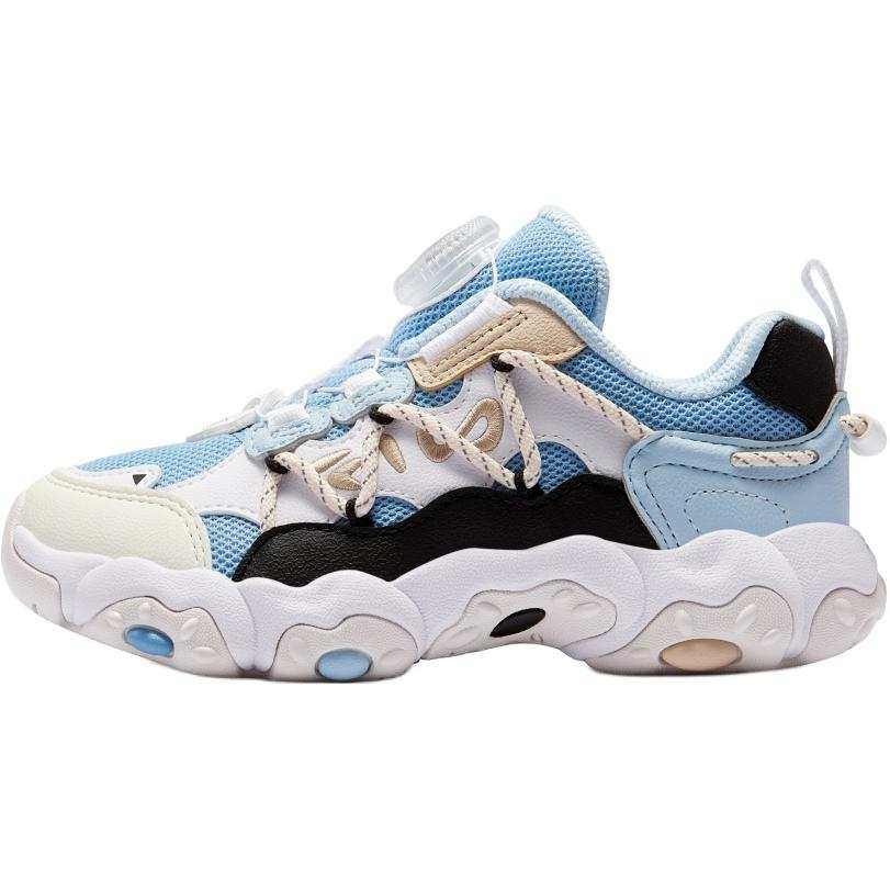 FILA KIDS Lightweight Cushioning Low top Kids' Running Shoes Nightfall Blue/White Children Aged 3 7 Years Old