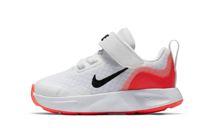 Nike Nike Wearallday Slip Resistant Cushioning Low top Running Shoes White Red Black Infant And Toddler