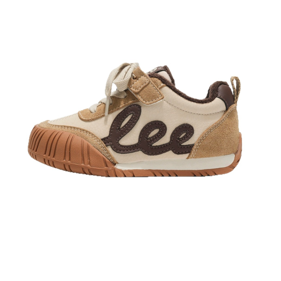 LEE KIDS Fleece Lined Lining Platform Thermal Comfortable And Trendy Insulated Shoes Khaki Kids'