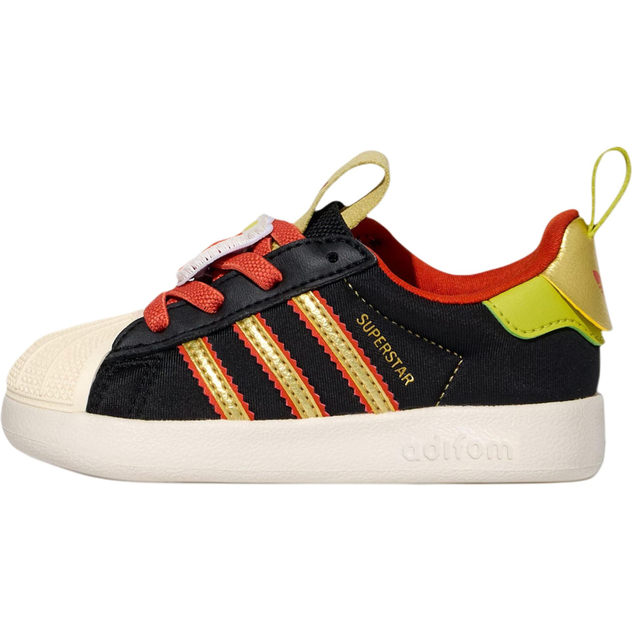 Adidas Originals AdiFOM Superstar 360 Fabric Low top Toddler Shoes Black Infant And Toddler