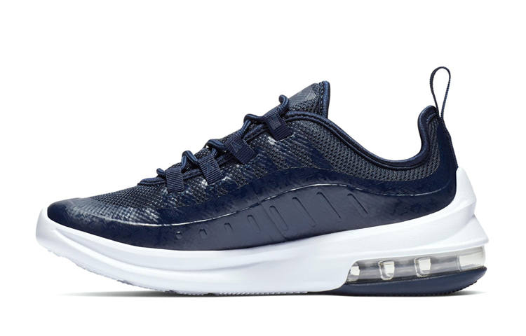 Nike Nike Air Max Axis Leather Comfortable Low top Kids Lifestyle Shoes Marine Blue Children Aged 3 7 Years Old