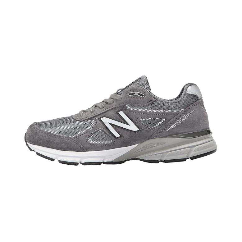New Balance New Balance NB 990 V4 Kids Lifestyle Shoes Gray Silver Children Aged 3 7 Years Old