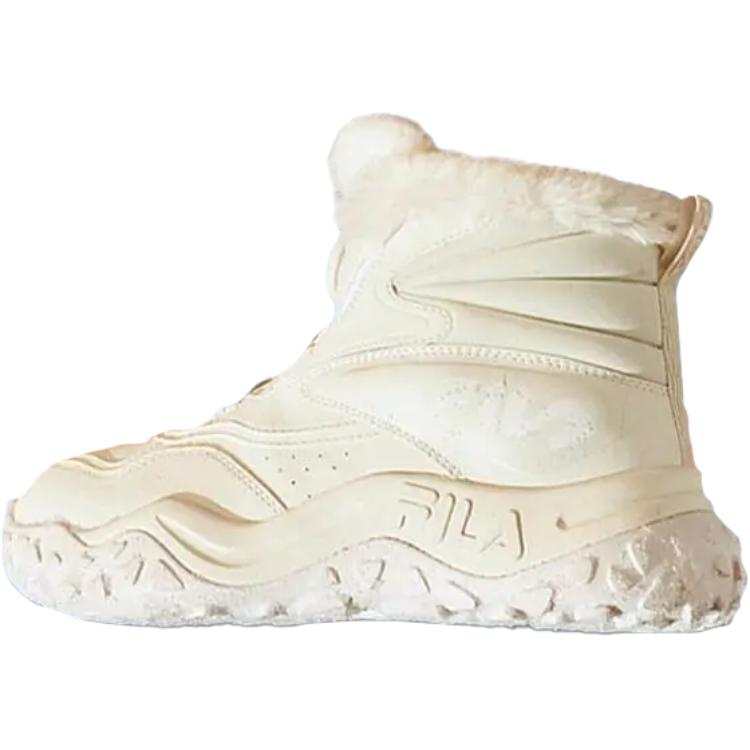 FILA KIDS BOA Comfortable Slip Resistant Thermal High top Kids Lifestyle Shoes White Teenagers