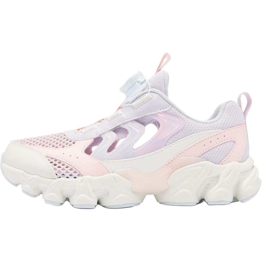 QIAODAN Whale Wave 2.0 Knob Low top Casual Shoes Soft Gray Purple/Cloud Pink Teenagers