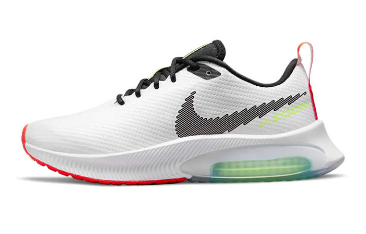 Nike Nike Air Zoom Arcadia Slip Resistant Cushioning Abrasion Resistant Breathable Low top Running Shoes White Black Red