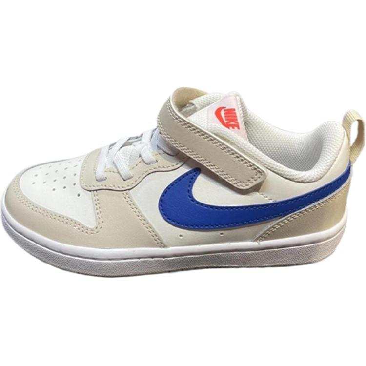 Nike Nike Court Borough 2 Comfortable Low top Kids' Skateboarding Shoes Beige Children Aged 3 7 Years Old