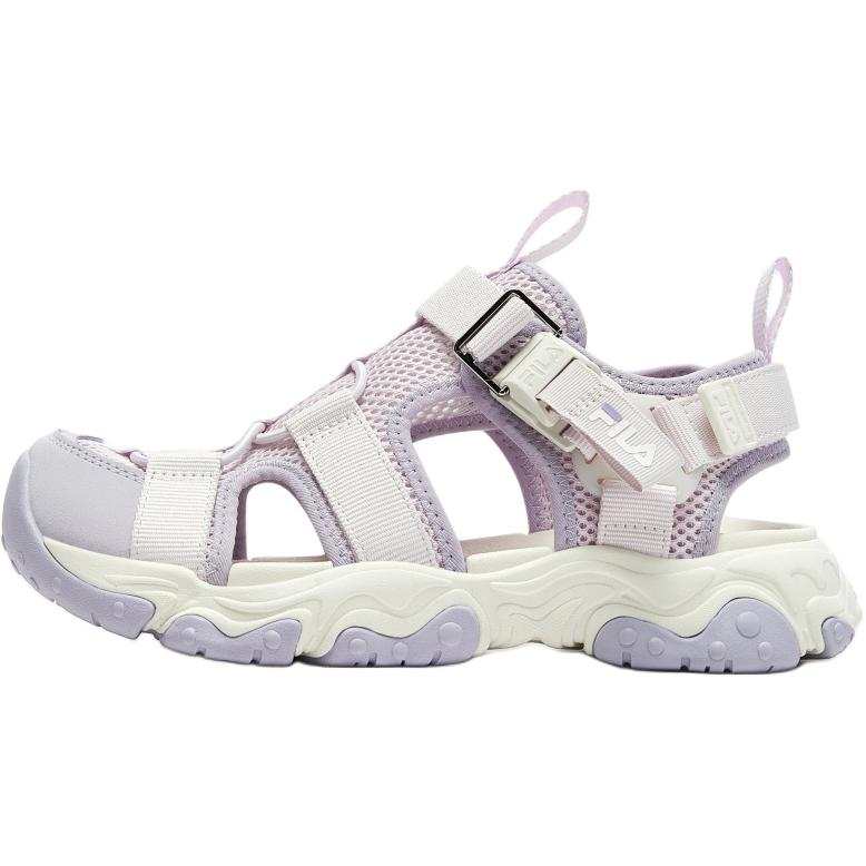 FILA KIDS Anti Slip Wear Resistant Low Top Children's Sandals Lavender Blue/Light Lavender Teenagers