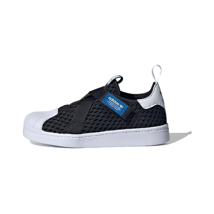 Adidas Originals SST 360 3.0 Comfortable Breathable Low top Kids' Skateboarding Shoes Black White