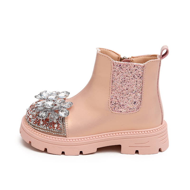 BODING BODING Kids' Leather Boots Kids