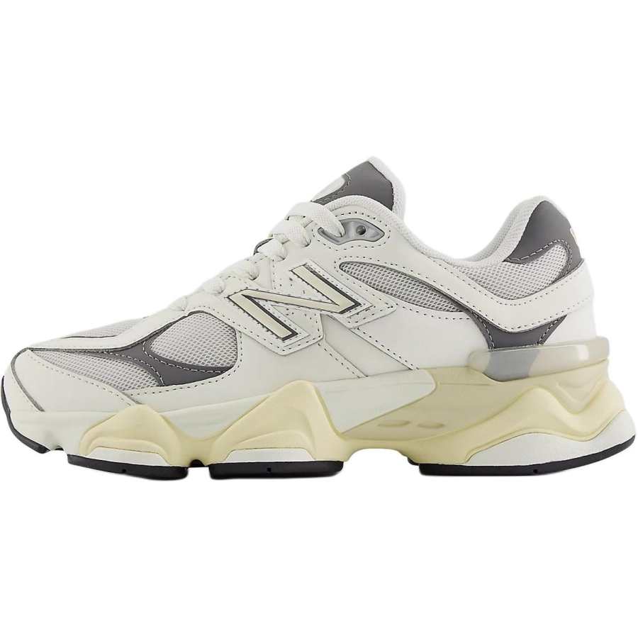 New Balance New Balance NB 9060 Abrasion Resistant Low top Kids Lifestyle Shoes White/Gray Unisex