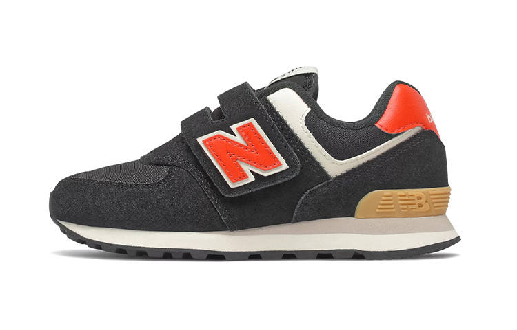New Balance New Balance NB 574 Kids Lifestyle Shoes Black Red Children Aged 3 7 Years Old