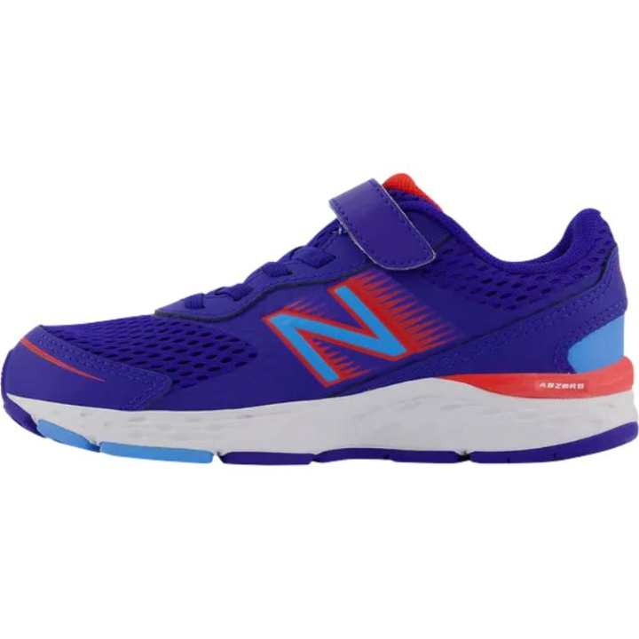 New Balance New Balance NB 680 V6 Kids' Running Shoes Blue White Unisex