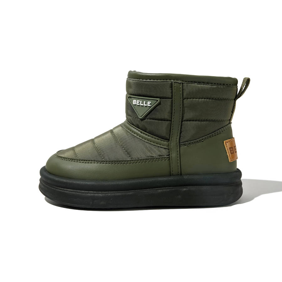 BELLE Synthetic Leather, Textile Fleece lined Abrasion Resistant Abrasion Resistant High top Kids' Boots Army Green