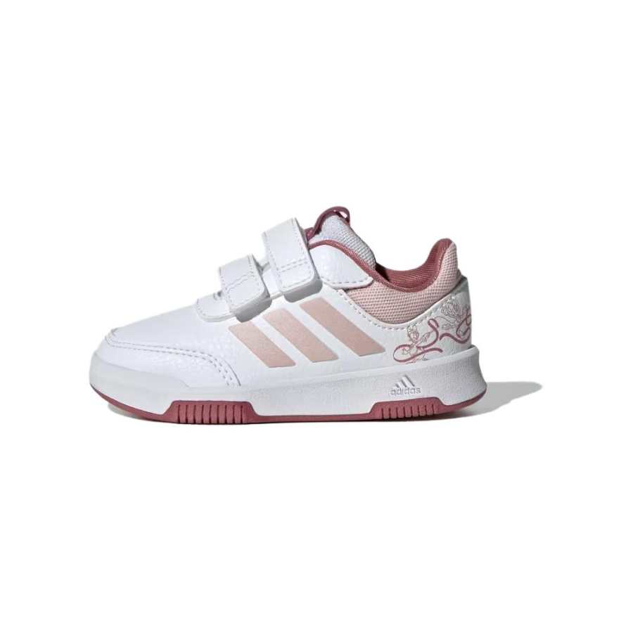 Adidas Disney x Adidas Tensaur Slip Resistant Abrasion Resistant Low top Toddler Shoes White Pink Infant And Toddler