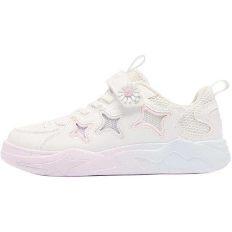 QIAODAN Low top Skateboard Shoes White Teenagers