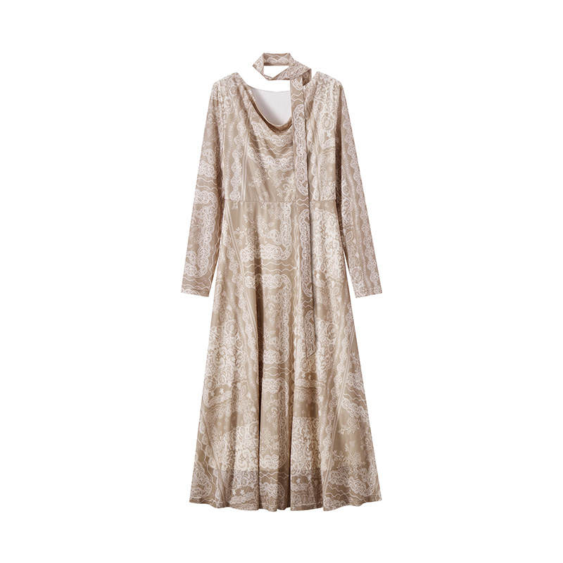 XIANGYING Long Sleeved Dress Women's