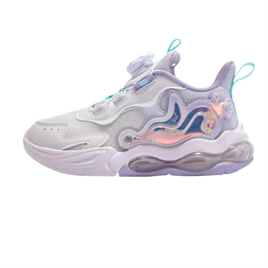 361°KIDS Abrasion Resistant Low top Kids Lifestyle Shoes Rose Water Purple/pale Pink Purple Children Aged 3 7 Years Old