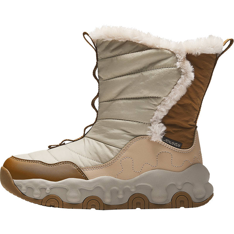 Antakids Trendy Fashion Thickened And Fleece Lined High top Kids' Boots Teenagers