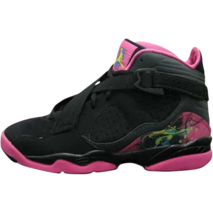 Jordan Jordan Air Jordan 8 Mid top Basketball Shoes Black Unisex