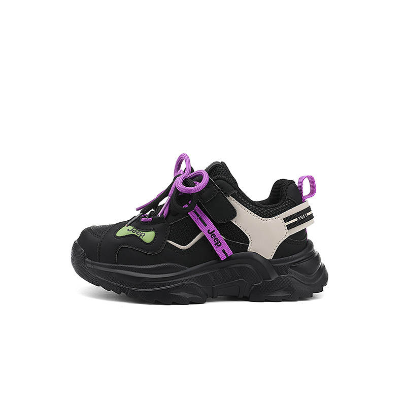 Jeep Kids Lifestyle Shoes Black Purple Kids'