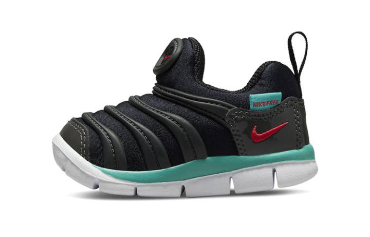 Nike Nike Dynamo Free Caterpillar Synthetic Leather Low top Toddler Shoes Black Blue Infant And Toddler