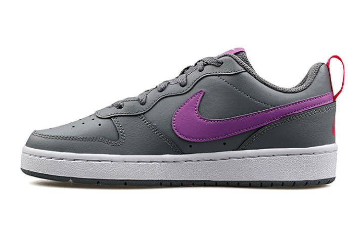 Nike Nike Court Borough Low 2 Synthetic Leather Slip Resistant Cushioning Abrasion Resistant Low top Skateboard Shoes