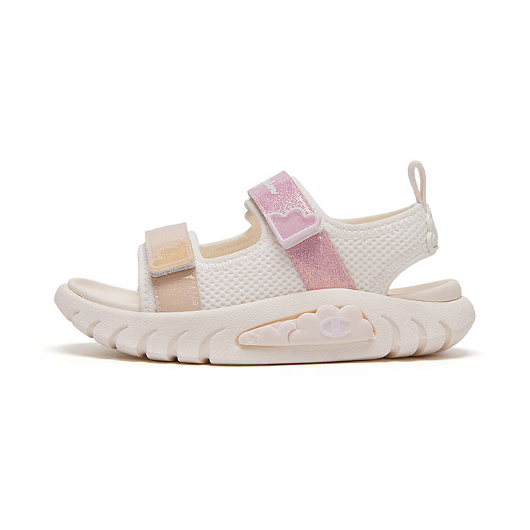 Champion Kids Synthetic Leather, Textile Children's Sandals White Children Aged 3 7 Years Old