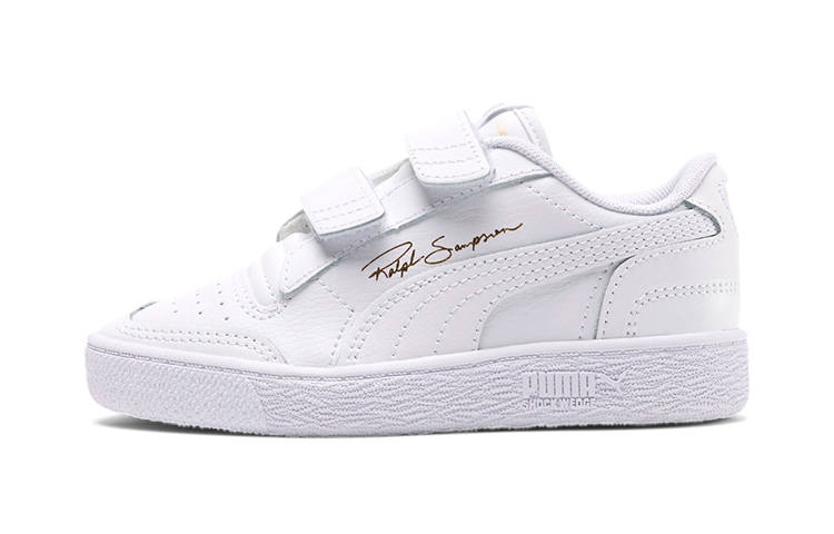 PUMA Ralph Sampson Lo Casual Low top Kids' Skateboarding Shoes White Children Aged 3 7 Years Old