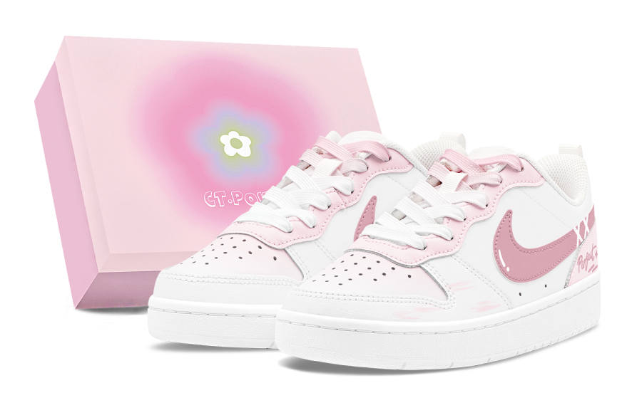 Nike Nike Court Borough Perfect Seal, Couple's, Refreshing, Sweet Style, Girlish Heart, Minimalist Style, Versatile