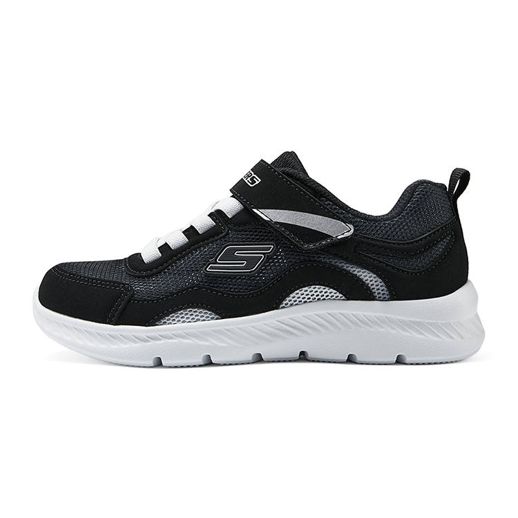 Skechers Abrasion Resistant Breathable Low top Kids Lifestyle Shoes Black White Teenagers
