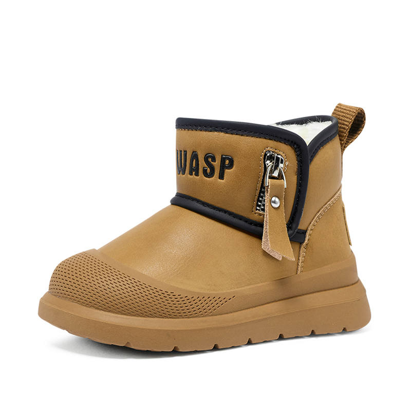 BIG WASP Campus Outdoor, Fleece Lined Soft Slip Resistant Lightweight Cushioning Thermal Waterproof Kids' Boots Kids'