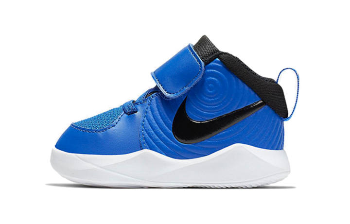 Nike Nike Team Hustle D 9 Mid top Toddler Shoes Blue Infant And Toddler