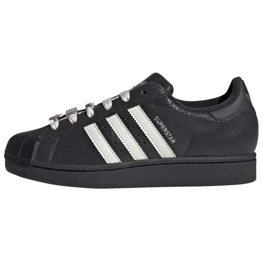 Adidas Originals Superstar 2 Classic Low top Skateboard Shoes Women's Black