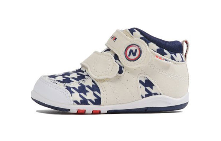 New Balance New Balance NB 123 Trendy Cushioning Abrasion Resistant Mid top Toddler Shoes Beige Blue Infant And Toddler